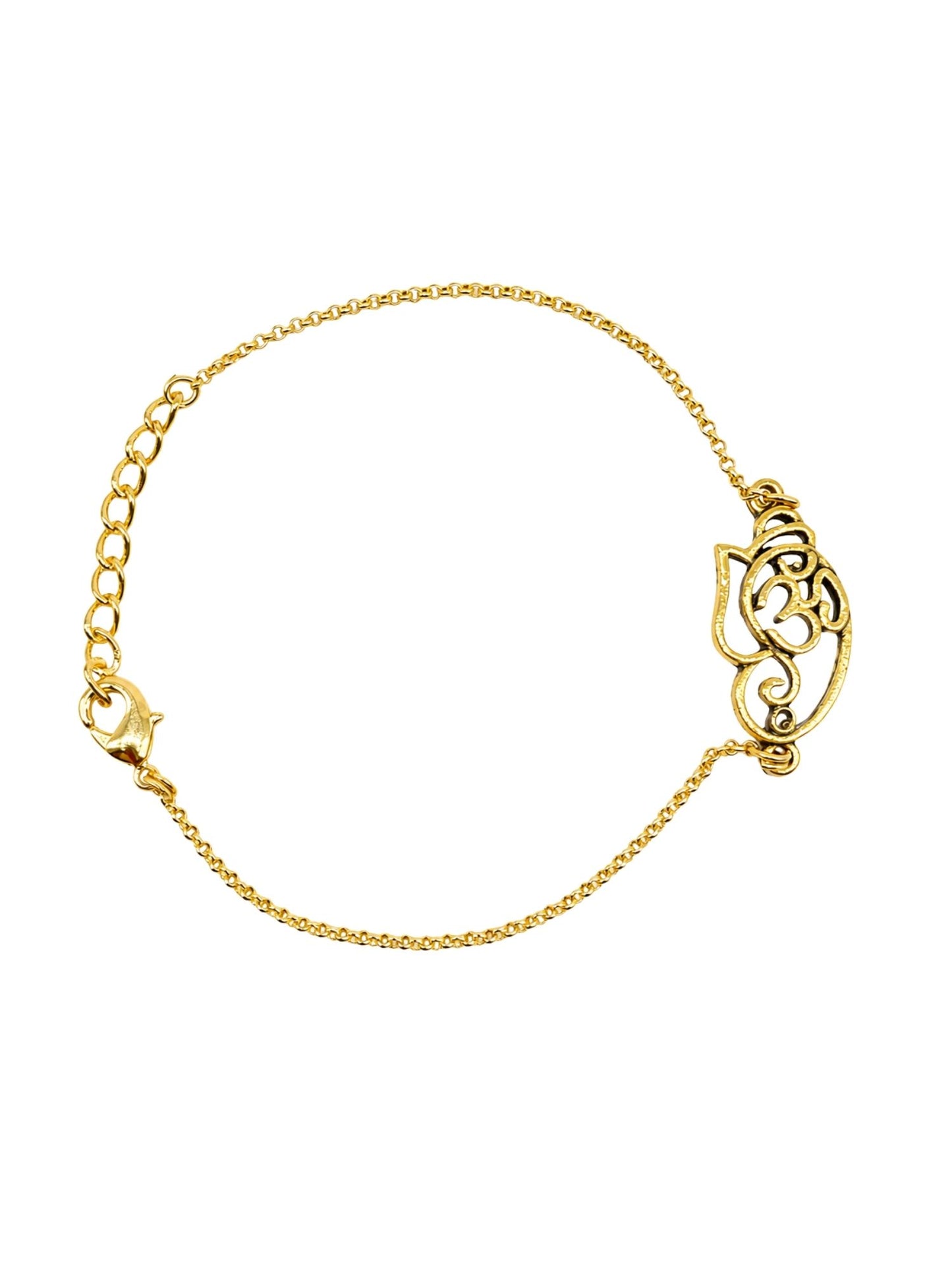 Ganesh & Om Rakhi Bracelet for for Brother Bhai