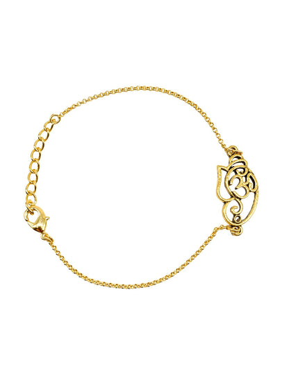 Ganesh & Om Rakhi Bracelet for for Brother Bhai