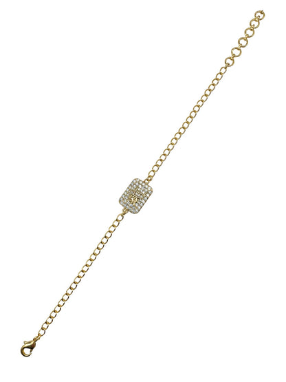 Shri Charm AD Stone Rakhi Bracelet for Brother | Raksha Bandhan