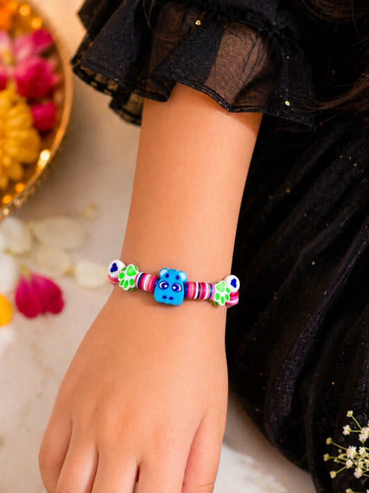 Hippo Bracelet Kids Rakhi for Brother