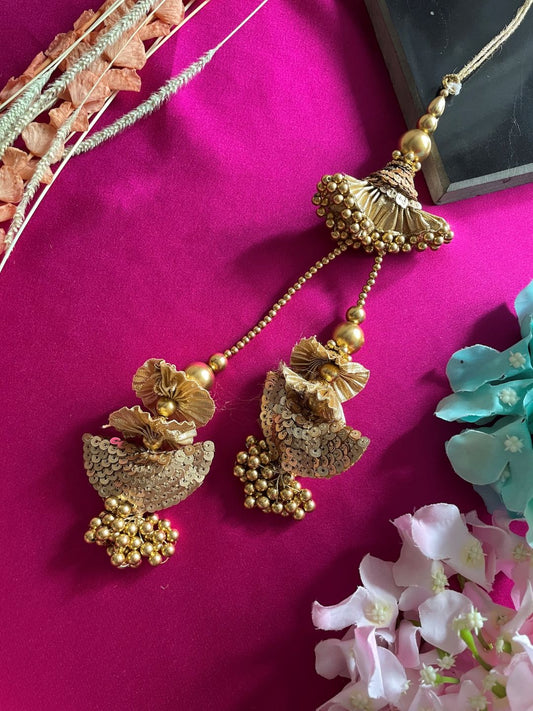 Tassel/Beads 3 Layer Latkan Lumba Rakhi