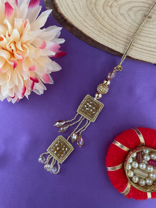 Tassel/Sparkle Beads Latkan Lumba Rakhi