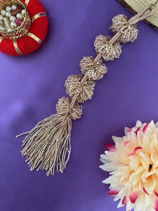 Tassel/Beads 5 Layer Latkan Lumba Rakhi