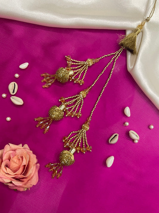 Tassel & Ball Design 3 Layer Lumba Rakhi