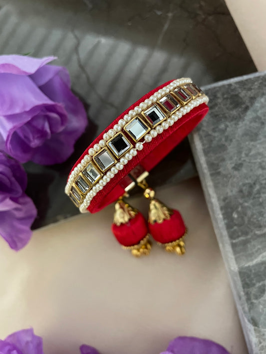 Mirror Ghungroo Bangle Lumba Rakhi