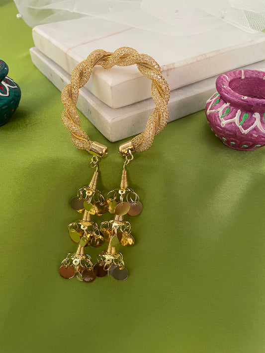 AD With Coins Latkan Kada Lumba Rakhi