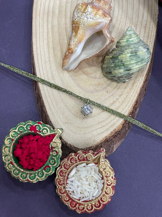 Crystal Ball Lumba Rakhi