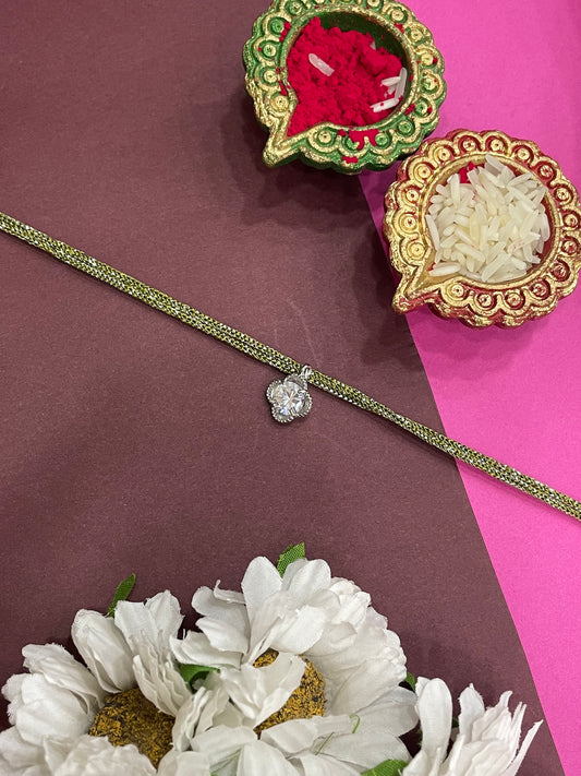 AD Flower Lumba Rakhi