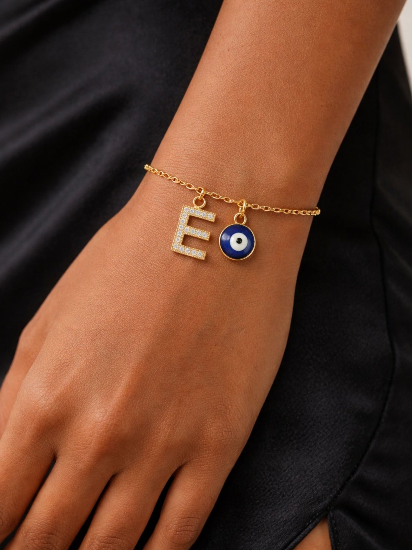 A TO Z Alphabet AD Initial Name Lumba Rakhi Bracelet For Bhaiya Bhabhi