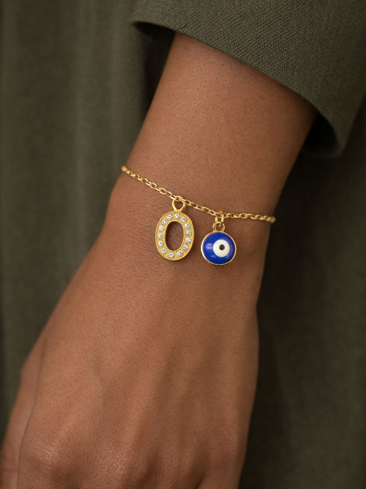 A TO Z Alphabet AD Initial Name Lumba Rakhi Bracelet For Bhaiya Bhabhi