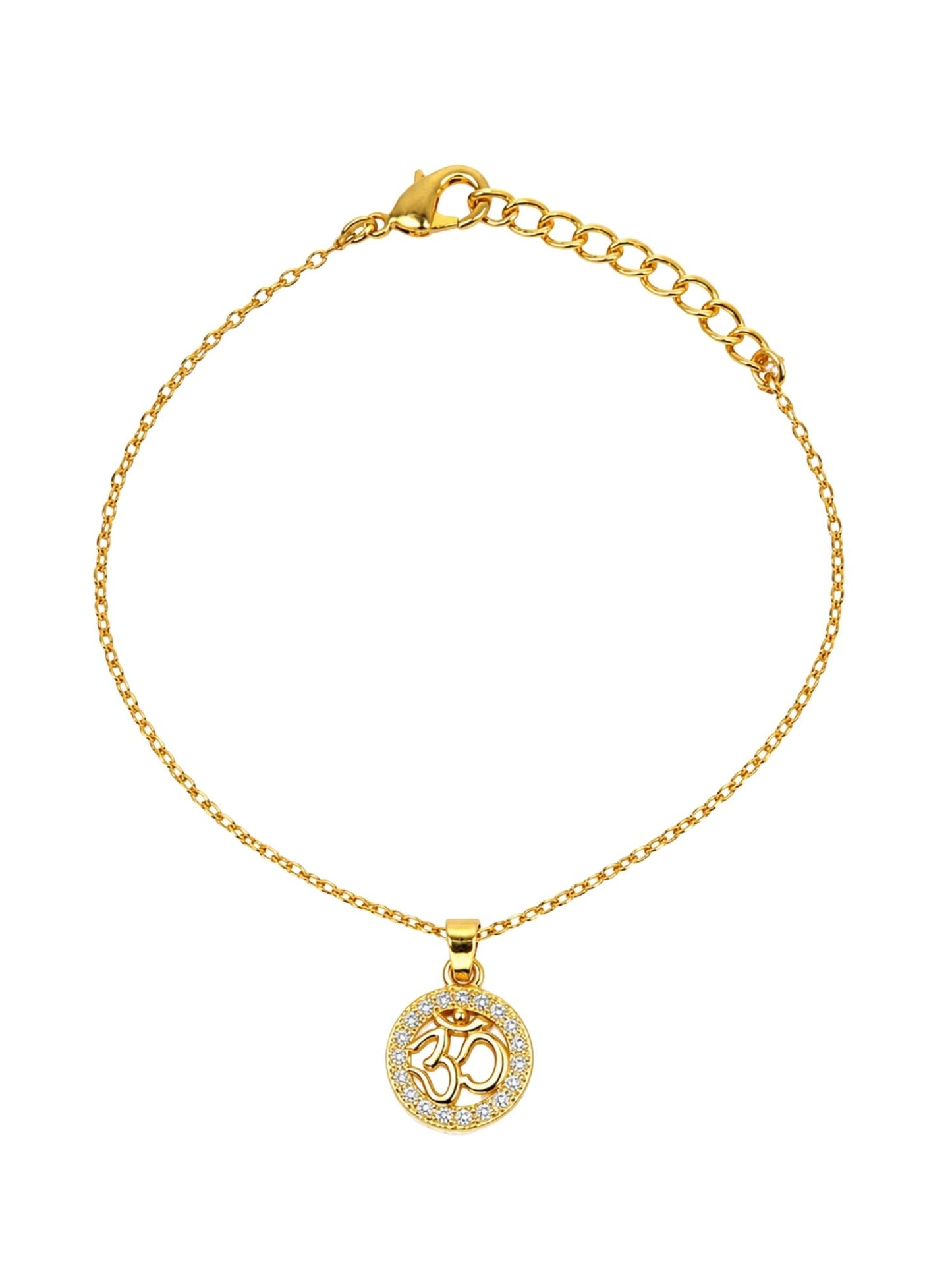 Om Charm Lumba Rakhi Bracelet for Bhabhi Gift
