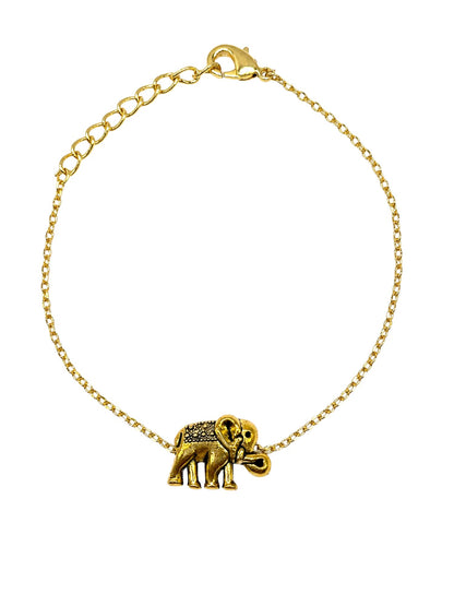 Elephant Charm Lumba Rakhi Bracelet for Bhabhi