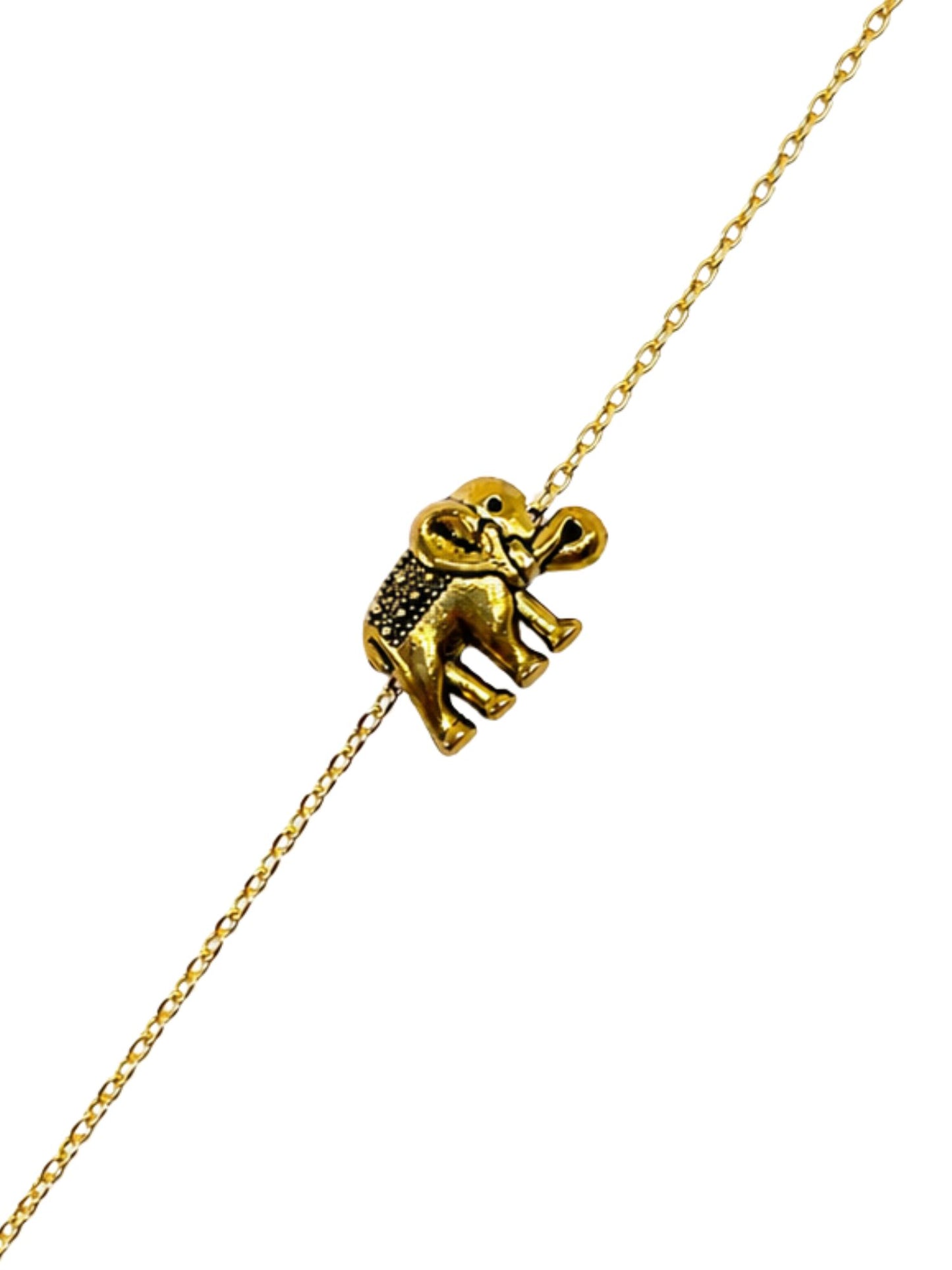 Elephant Charm Lumba Rakhi Bracelet for Bhabhi