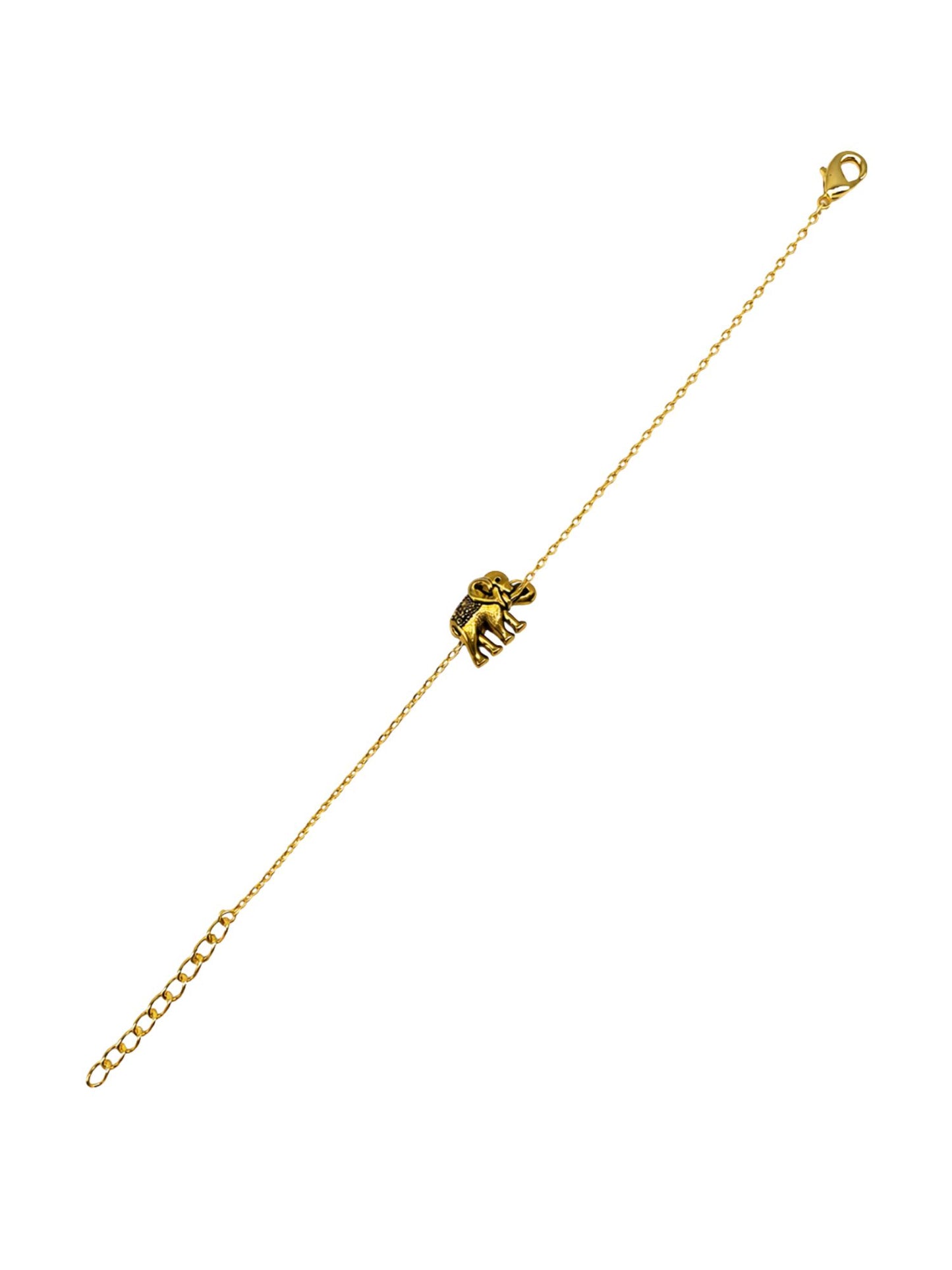 Elephant Charm Lumba Rakhi Bracelet for Bhabhi