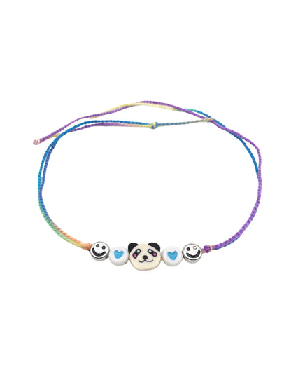 Panda Smiley Beads Kids Rakhi Bracelet For Bhai Bhaiya Bro