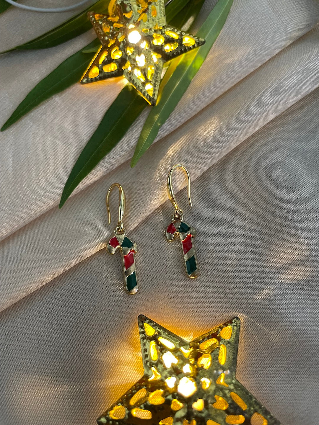 Christmas Candy Can Charm Earrings