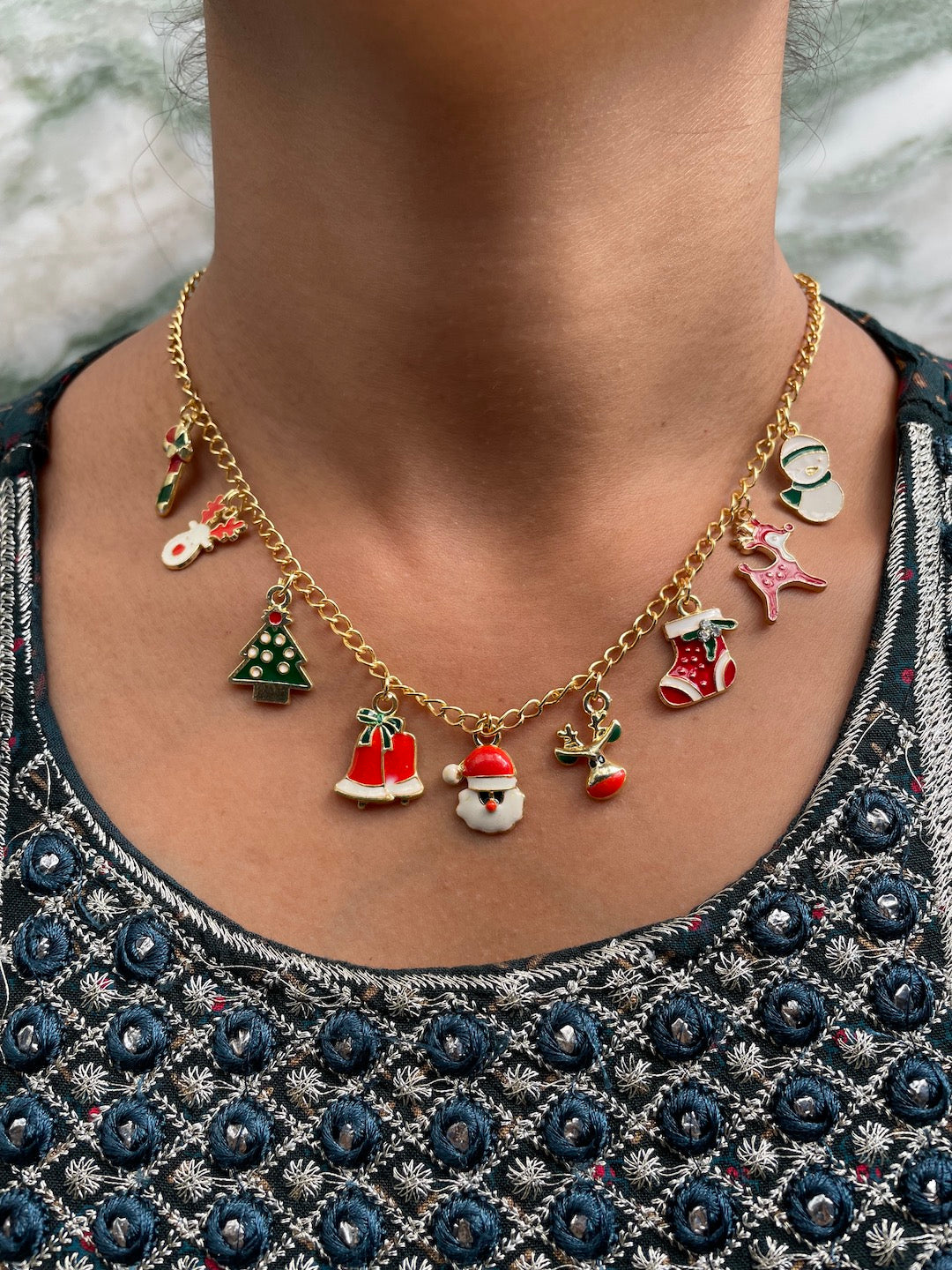 Christmas Charm Necklace