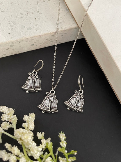 Christmas Necklace Silver Bell Necklace Pendants Buy Mooclife 925