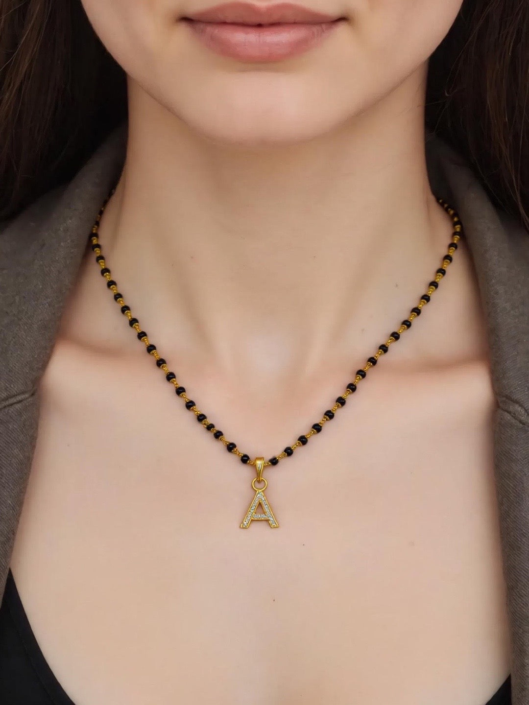 Initial Alphabet Mangalsutra
