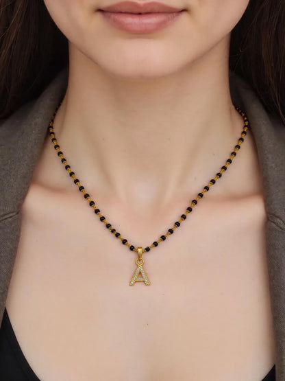Initial Alphabet Mangalsutra