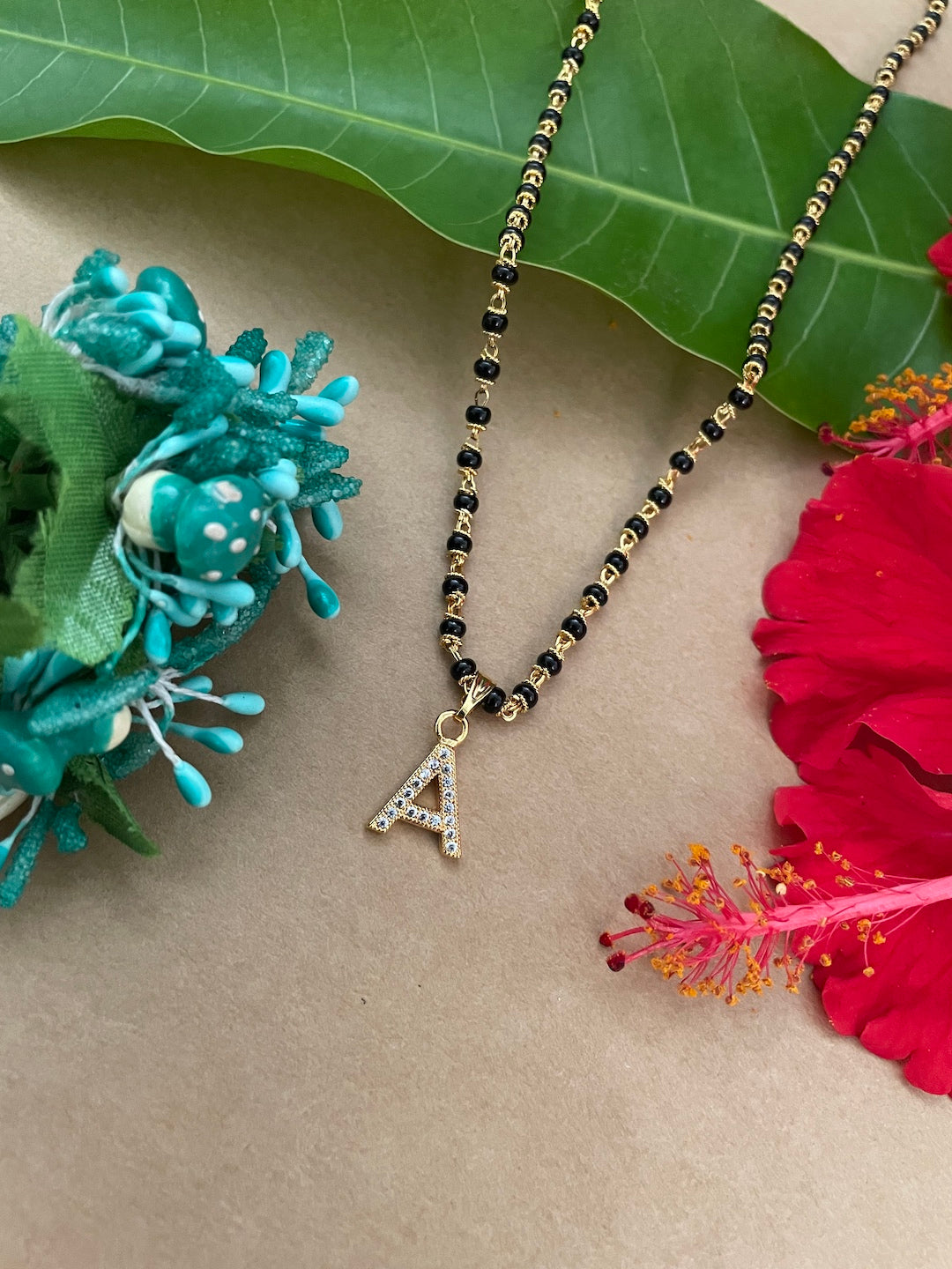 Letter Pendant Mangalsutra