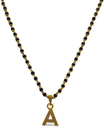 Gold-Plated Name Mangalsutra