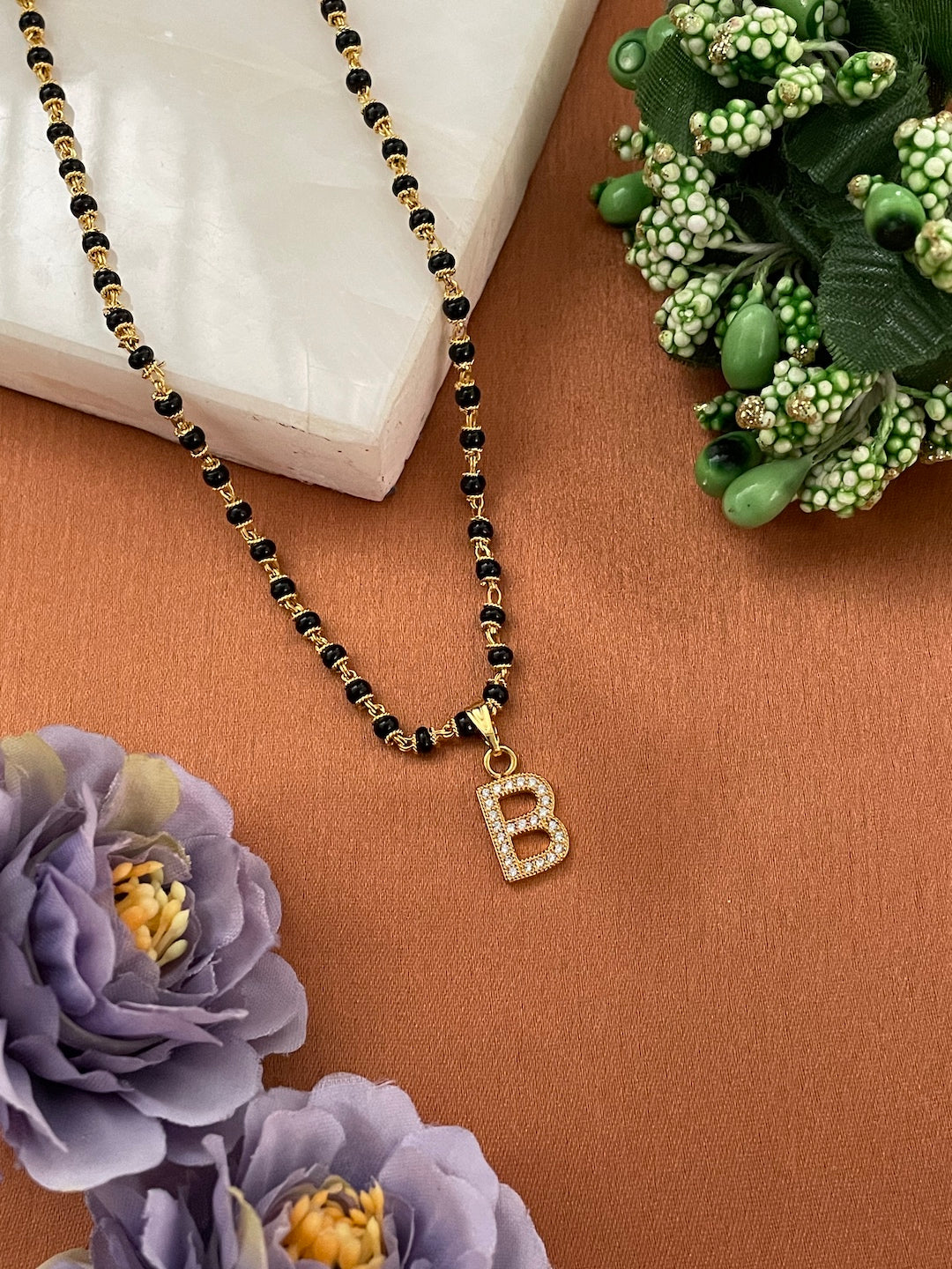 Letter Pendant Mangalsutra
