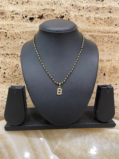 Alphabet short Mangalsutra