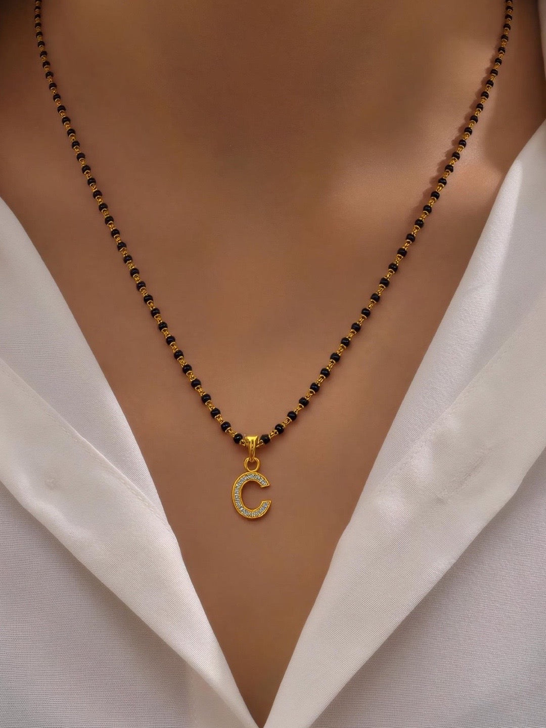 Initial Alphabet Mangalsutra