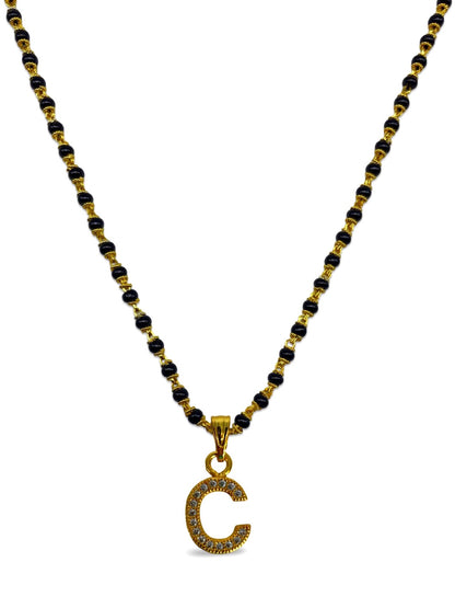 Gold-Plated Name Mangalsutra