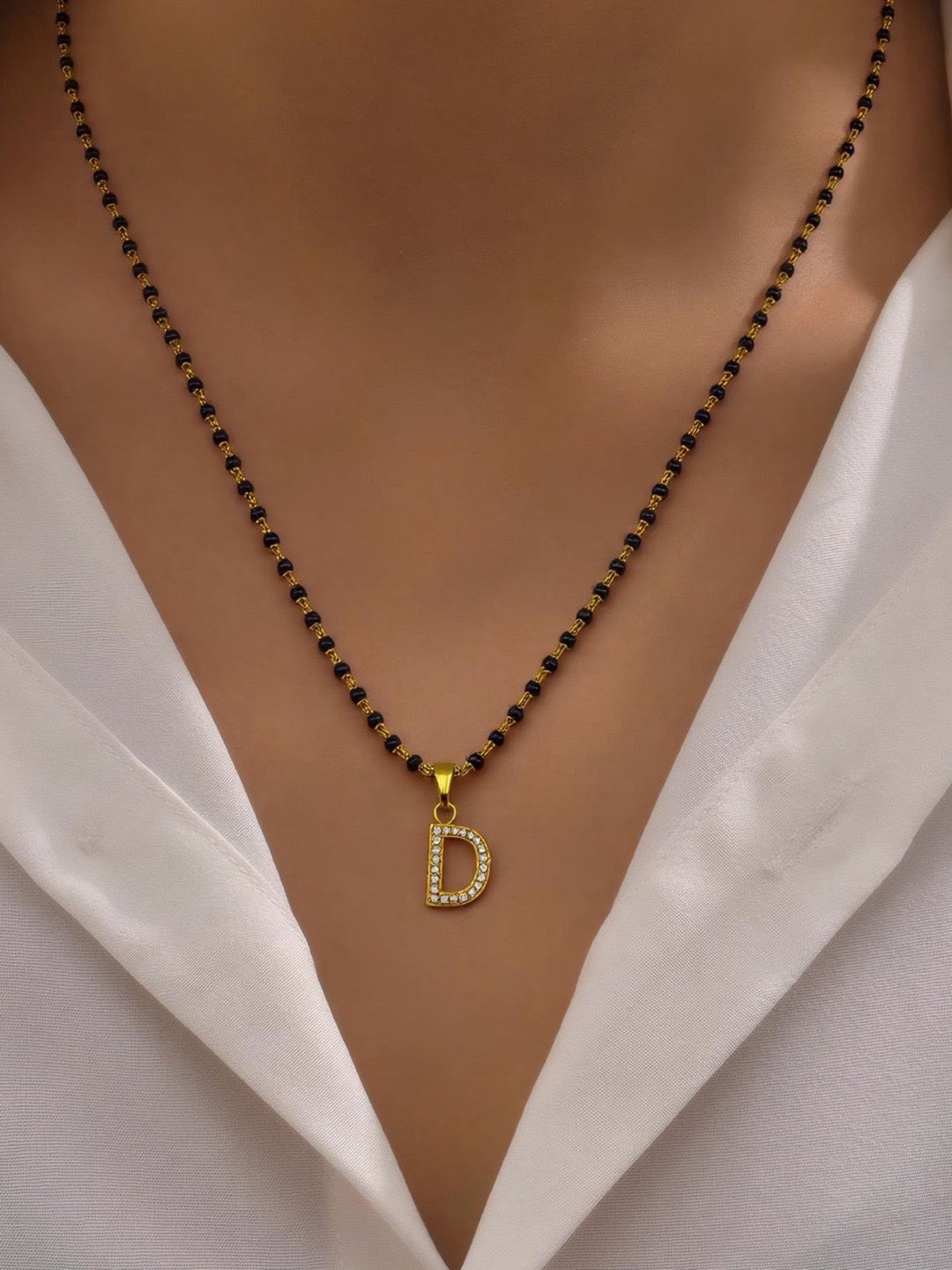 Initial Alphabet Mangalsutra