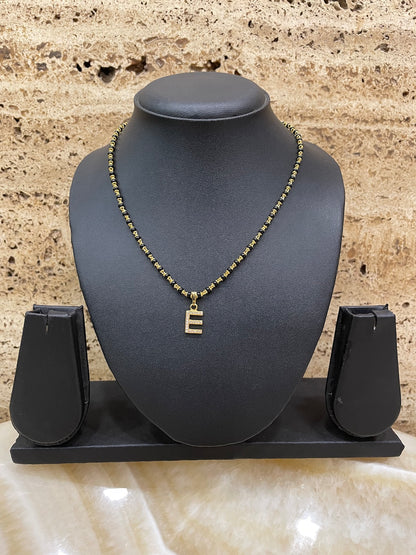 Alphabet short Mangalsutra