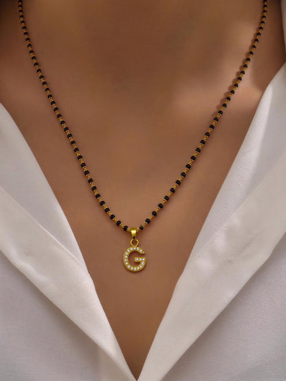 Initial Alphabet Mangalsutra