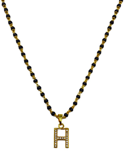 Alphabet short Mangalsutra