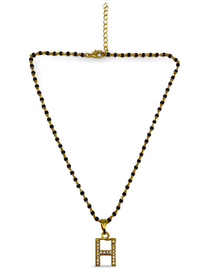 Gold-Plated Name Mangalsutra