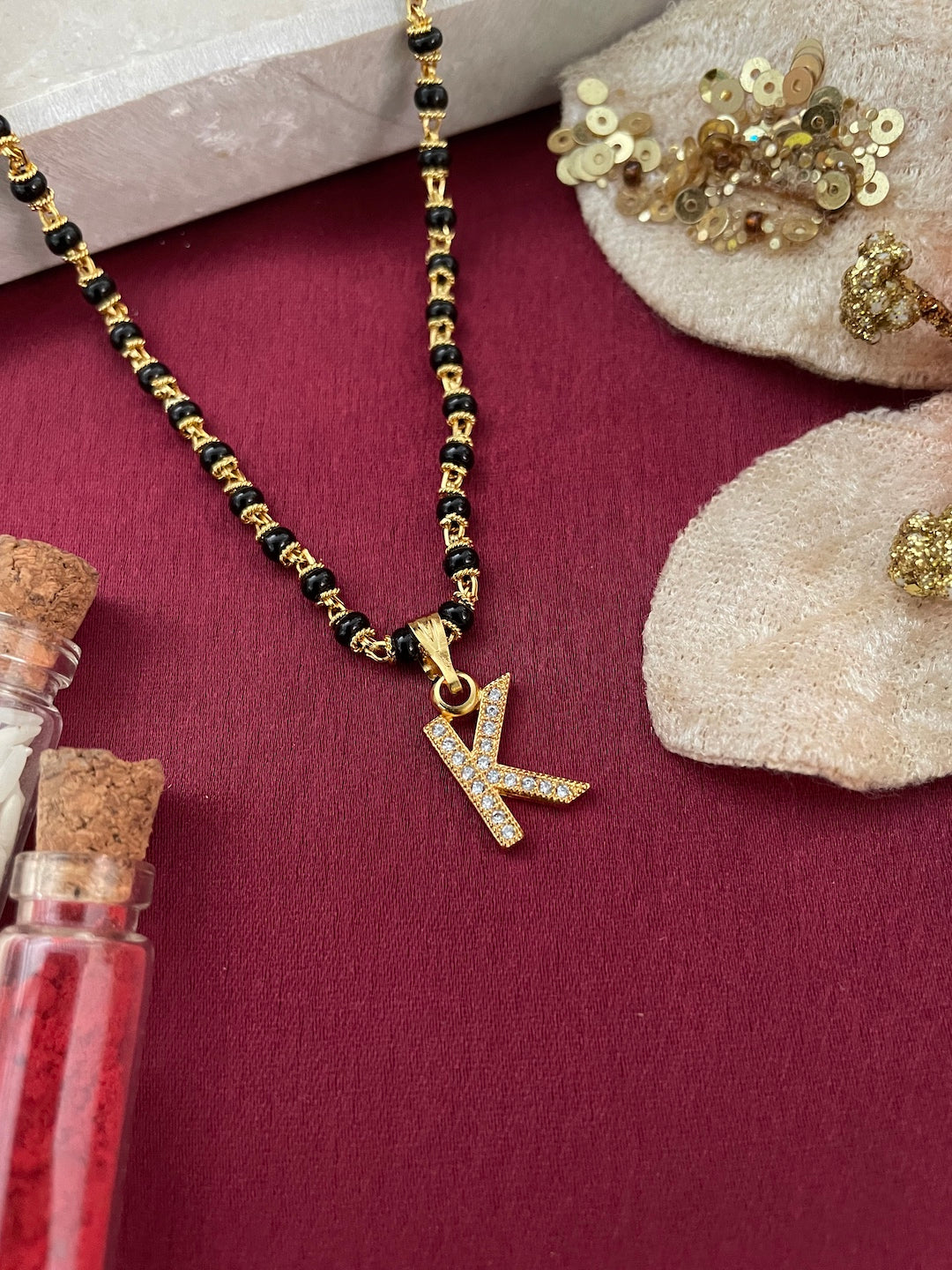 Initial Alphabet Mangalsutra