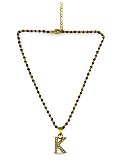 Gold-Plated Name Mangalsutra
