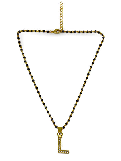 Gold-Plated Name Mangalsutra
