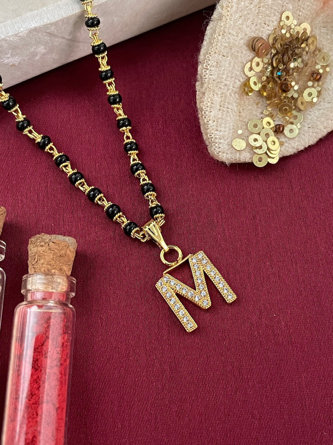 Initial Alphabet Mangalsutra