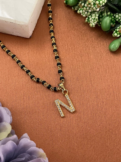 Initial Alphabet Mangalsutra