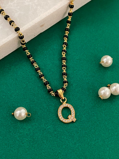Initial Alphabet Mangalsutra