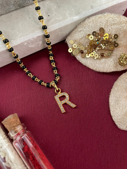 Initial Alphabet Mangalsutra