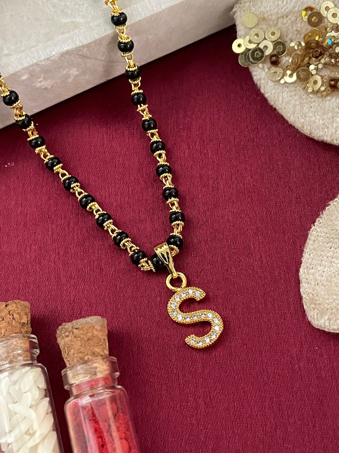 Initial Alphabet Mangalsutra