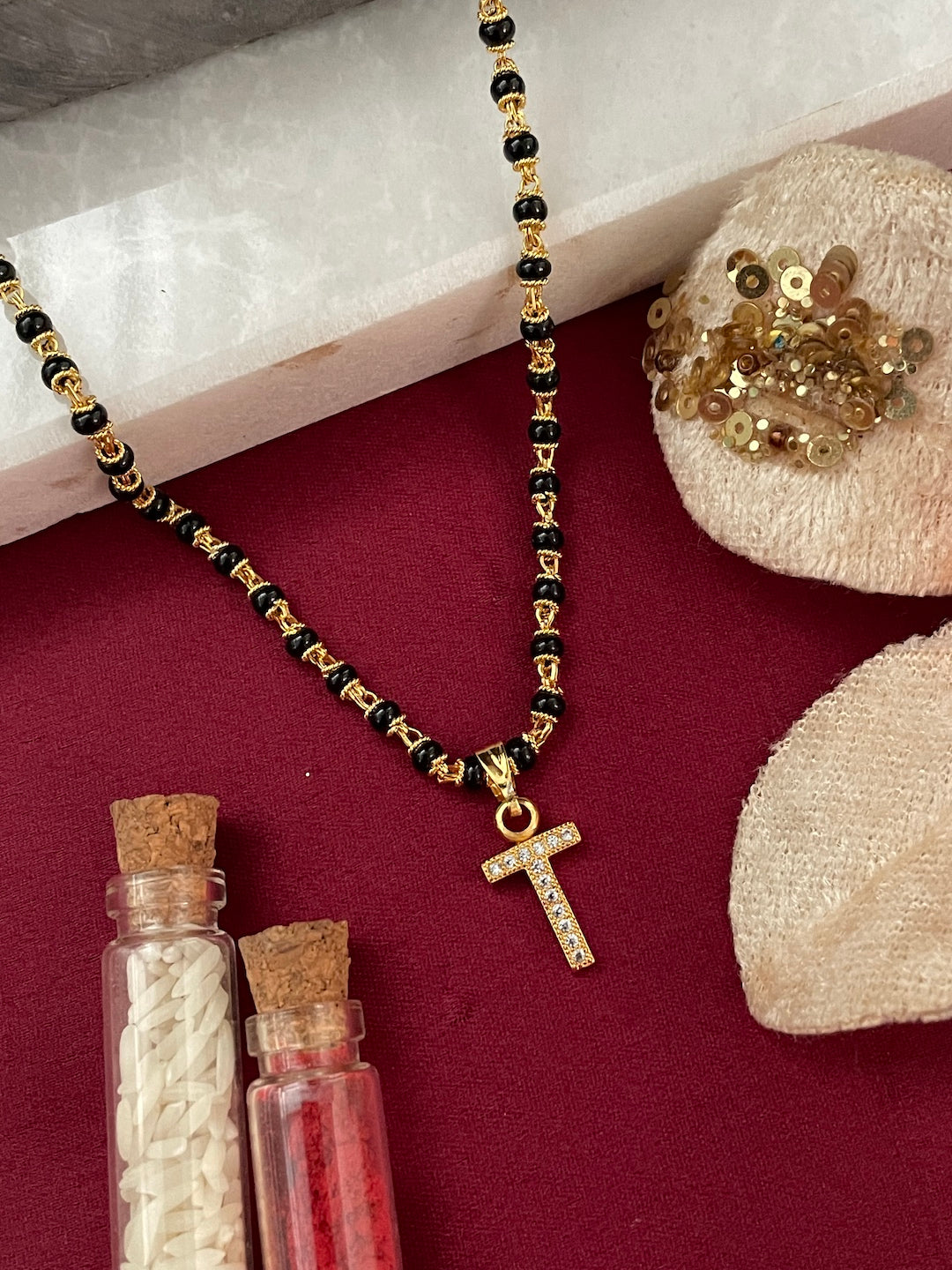 Initial Alphabet Mangalsutra