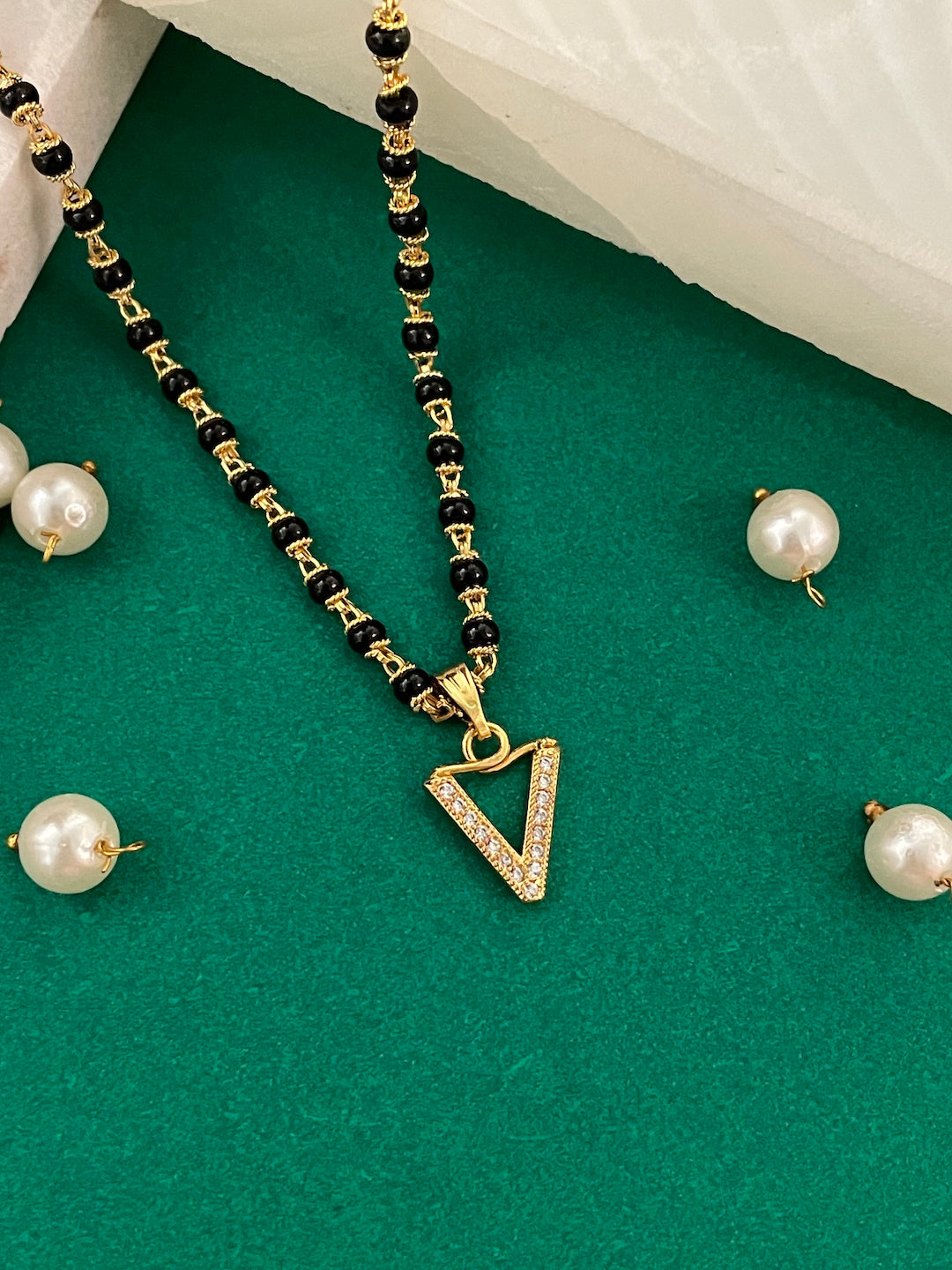 Initial Alphabet Mangalsutra