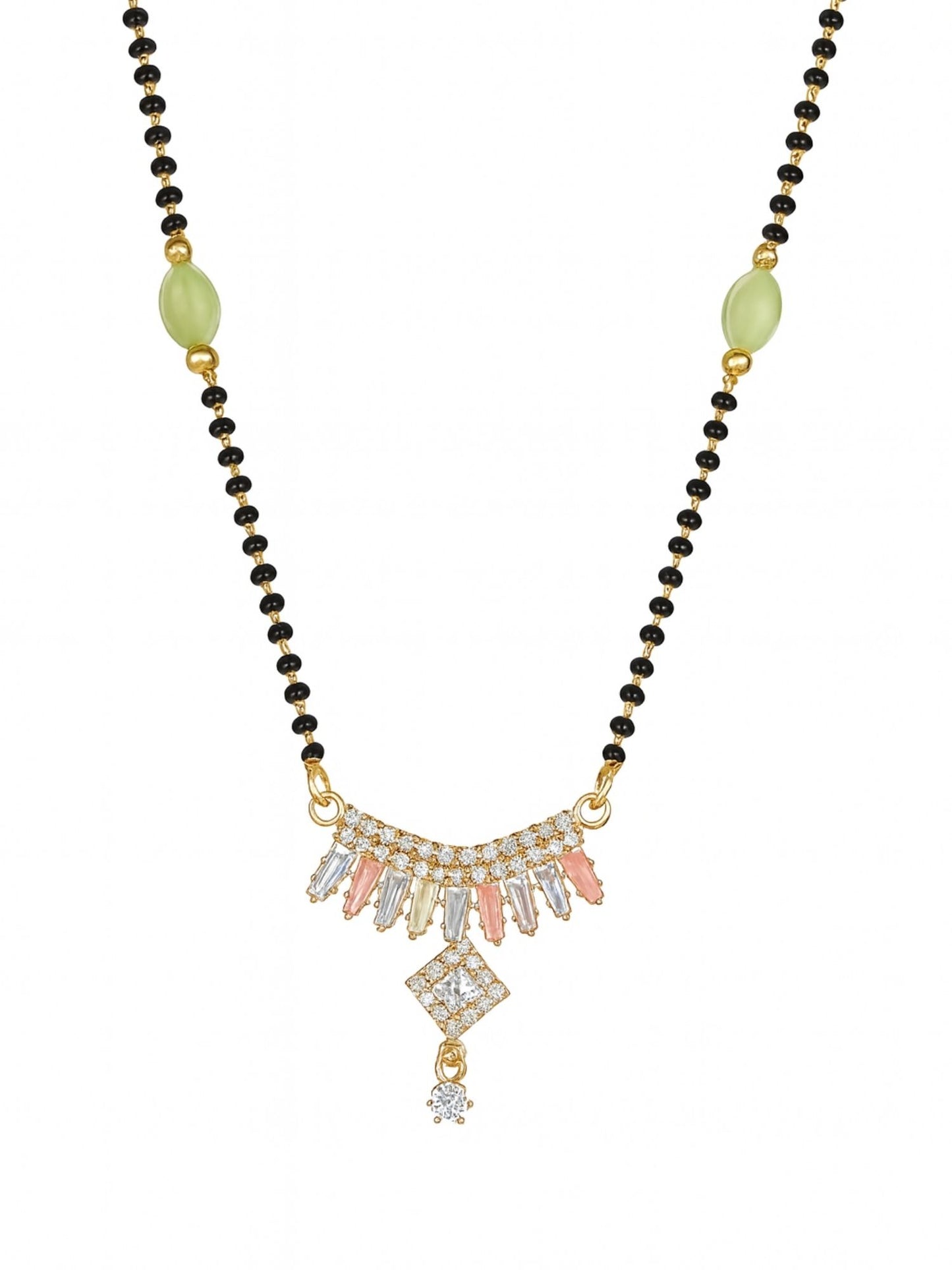 AD Fancy Pendant Short Mangalsutra Design