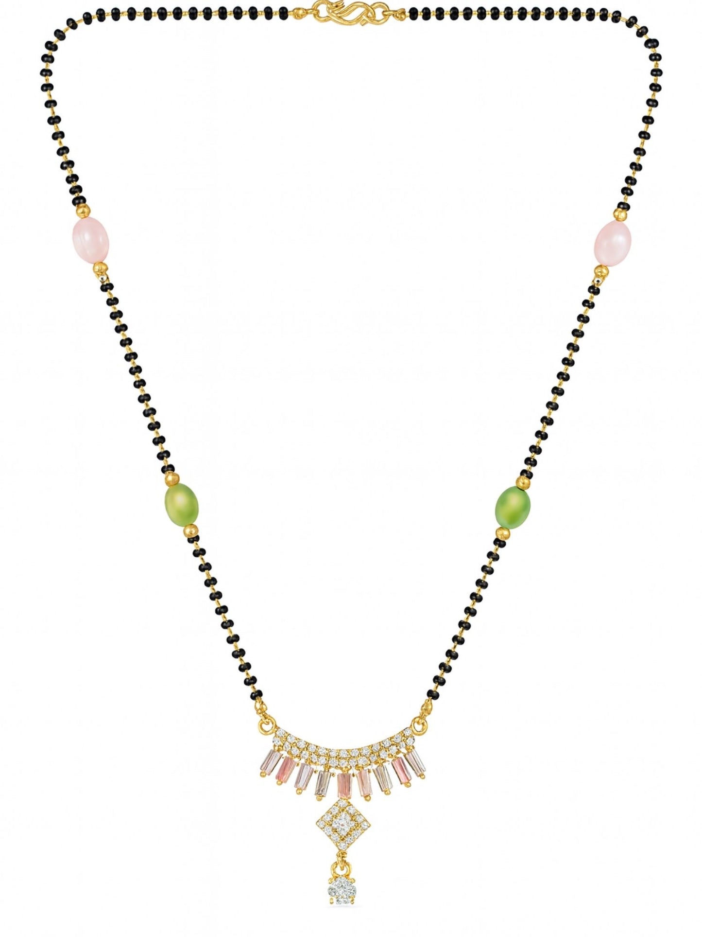 AD Fancy Pendant Short Mangalsutra Design