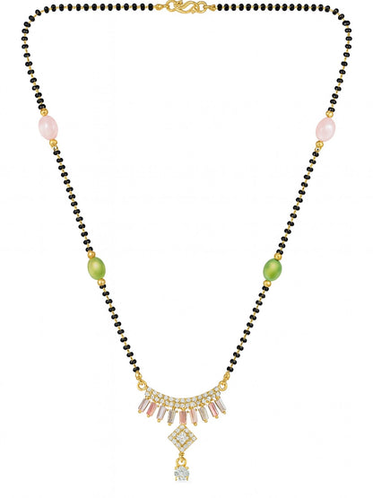 AD Fancy Pendant Short Mangalsutra Design