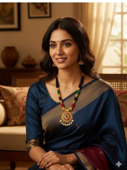 Thushi Pendant Maharashtrian Mangalsutra Design