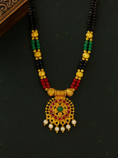 Thushi Pendant Maharashtrian Mangalsutra Design